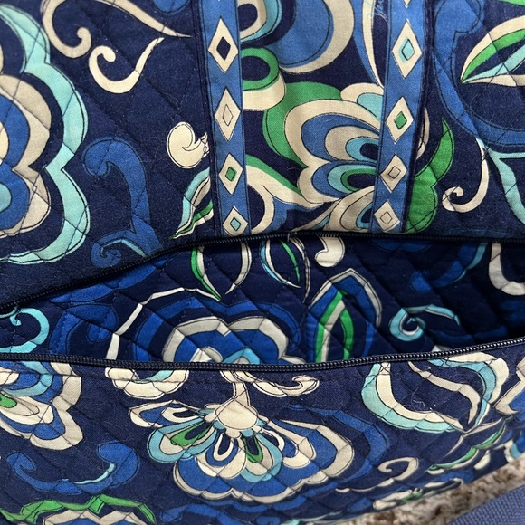 Vera Bradley large Mediterranean Blue bag - Picture 6 of 8